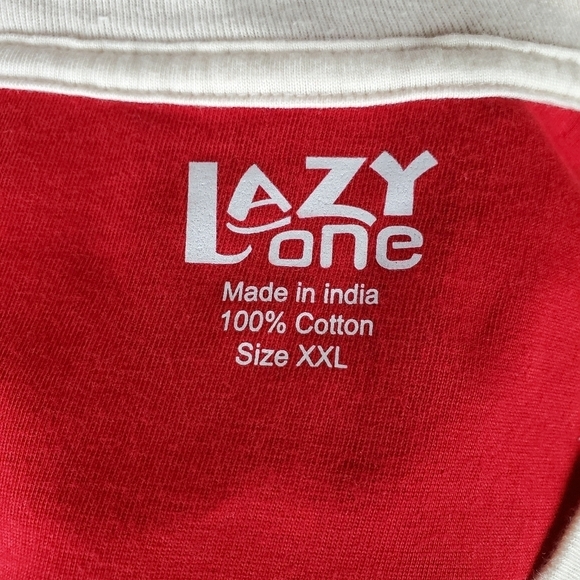 Lazy One  Nightshirt Canoe Tuck Me In Bear Red - Picture 3 of 12